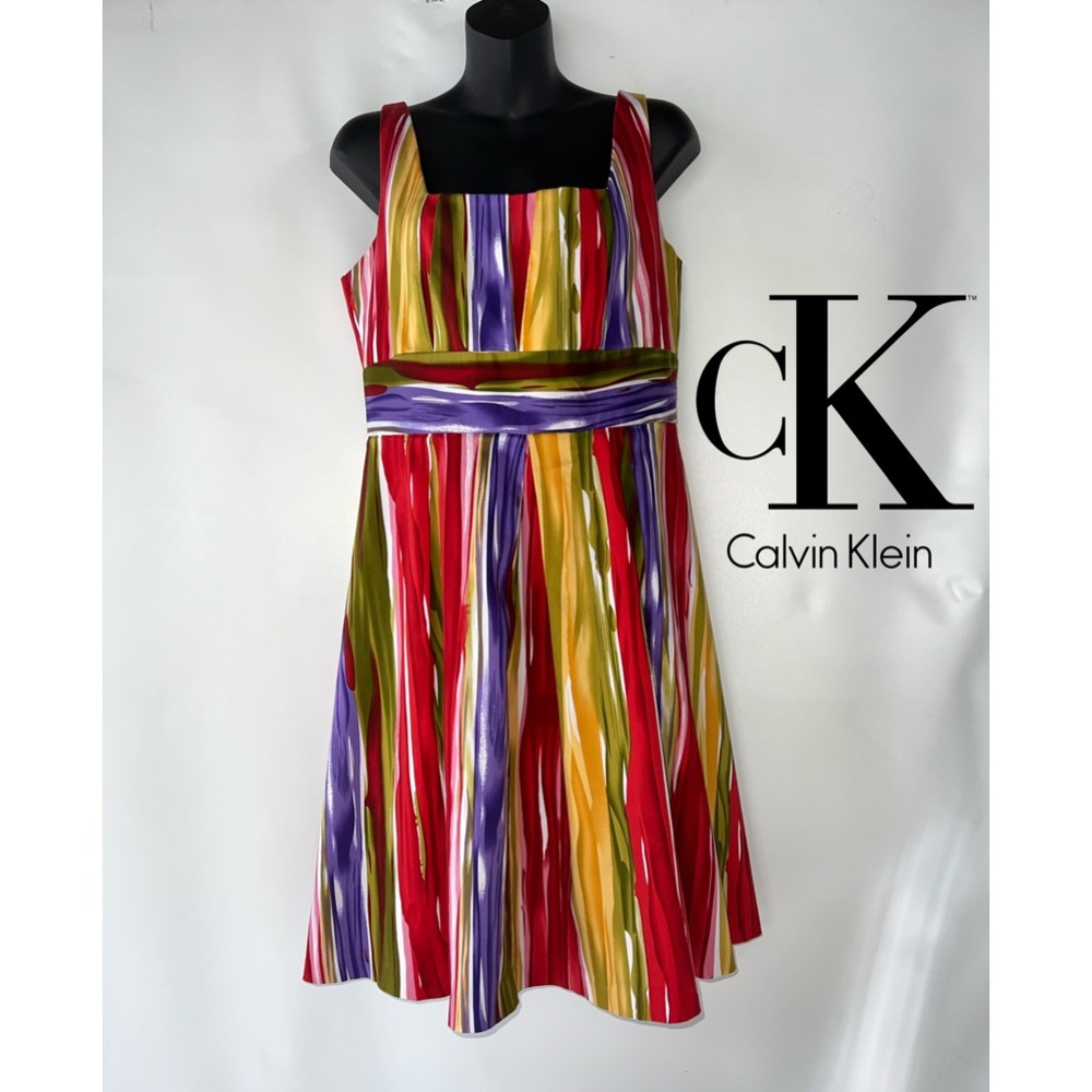 Calvin Klein Colorful Dress